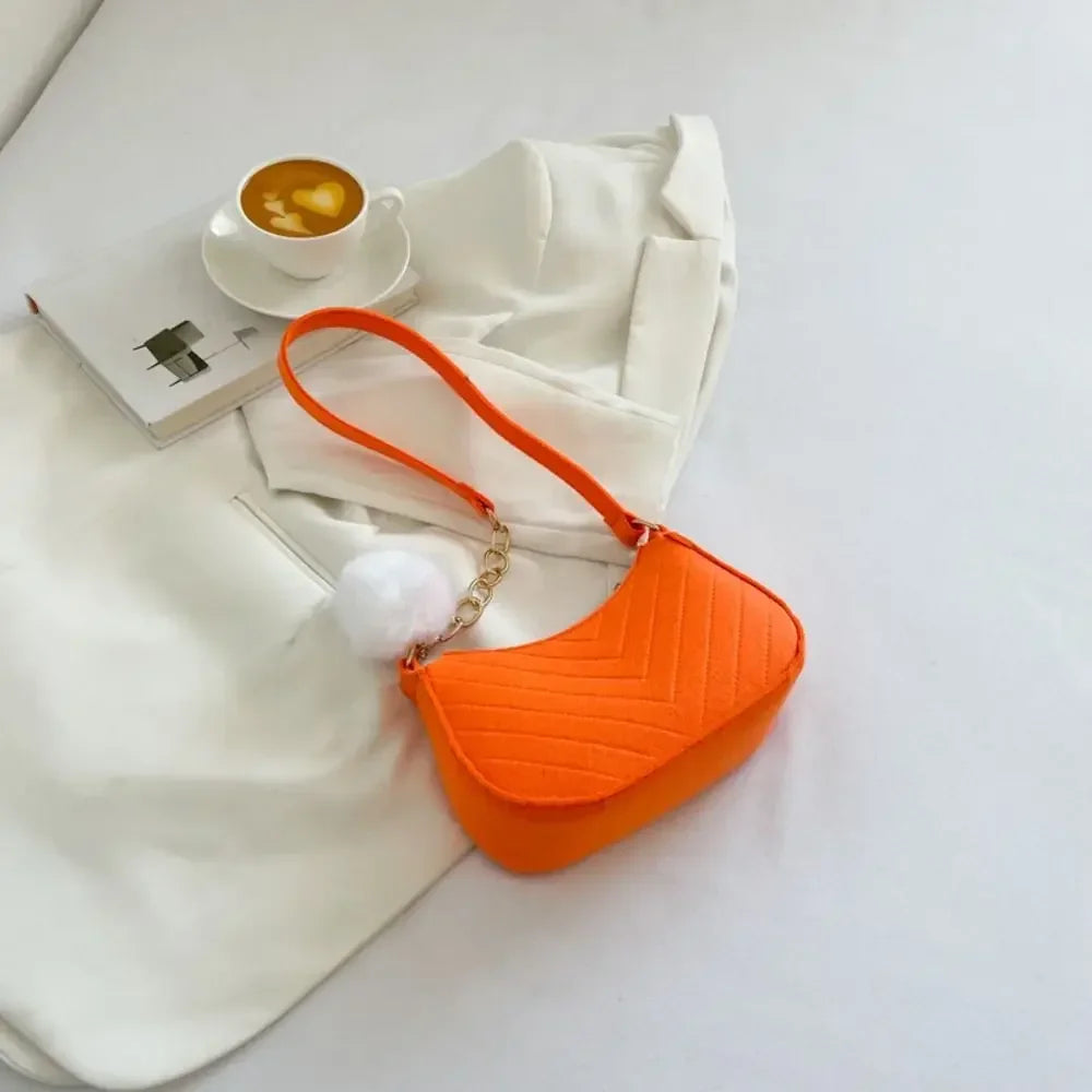 Lina – compacte schouder tas van pu leer met minimalistisch design