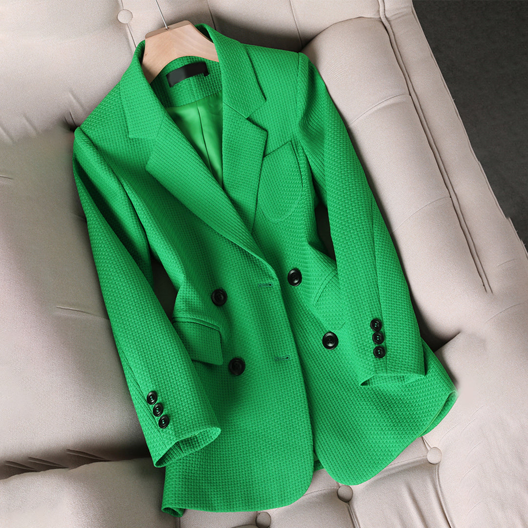 Nina – single-breasted herfstblazer met lange mouwen