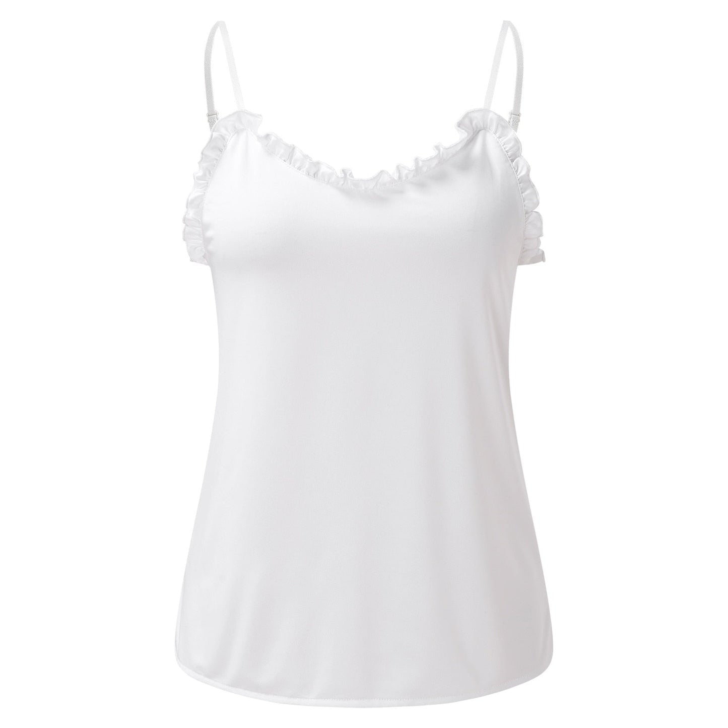 Wendy – zomertop met spaghettibandjes en ruches