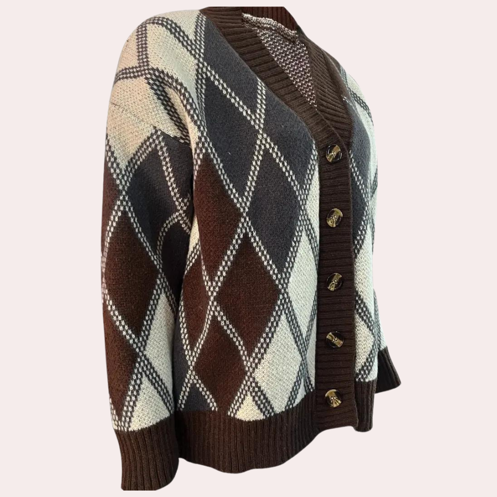 Carol – oversized vintage cardigan vest