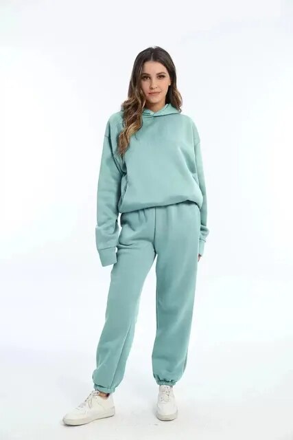 Émilie – dames joggingset met kaptrui en broek