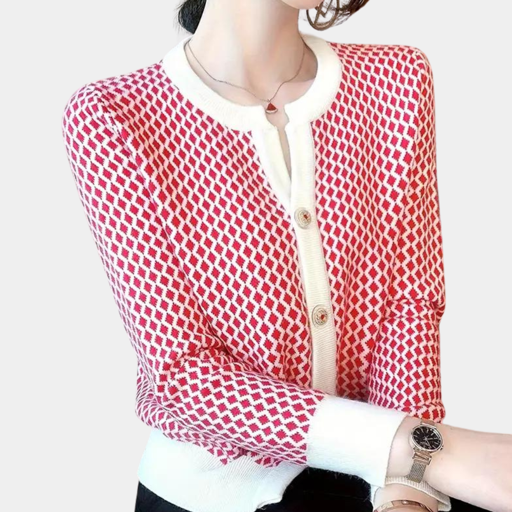 Beverly – getailleerd cardigan vest