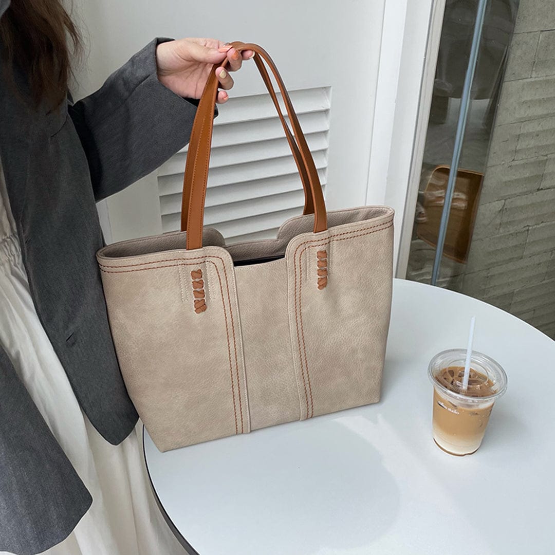 Seren – ruime schoudertas met zacht materiaal en tijdloos design