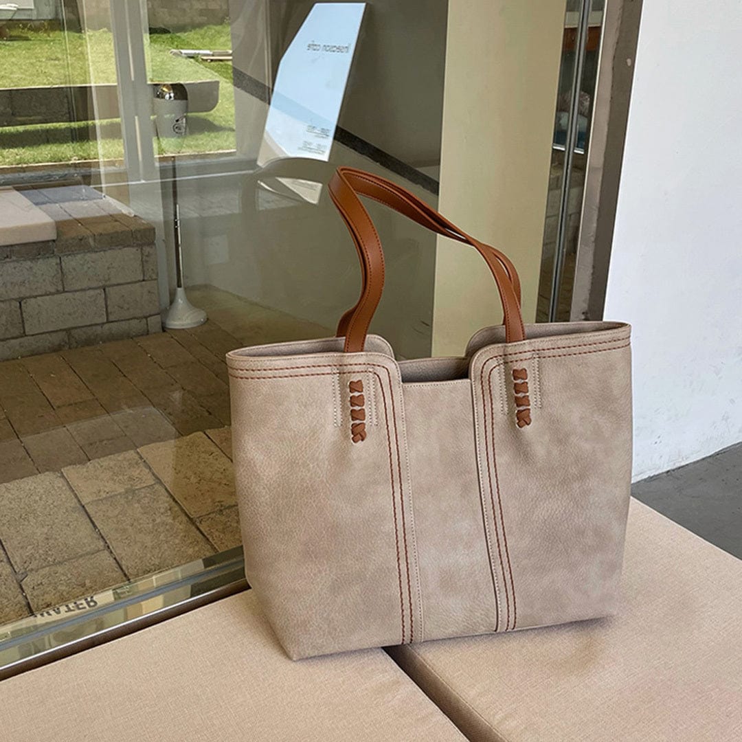 Seren – ruime schoudertas met zacht materiaal en tijdloos design