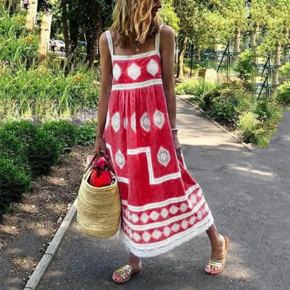 Rowan - vintage boho zomerjurk