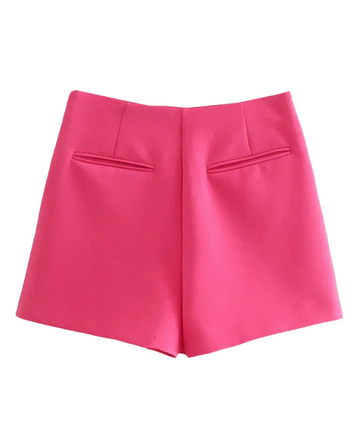Zofie – Zomer rok met asymmetrisch design en zijrits