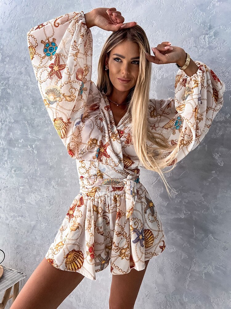 Luna – Zachte Co-Ord Set met V-hals top en high-waisted broek
