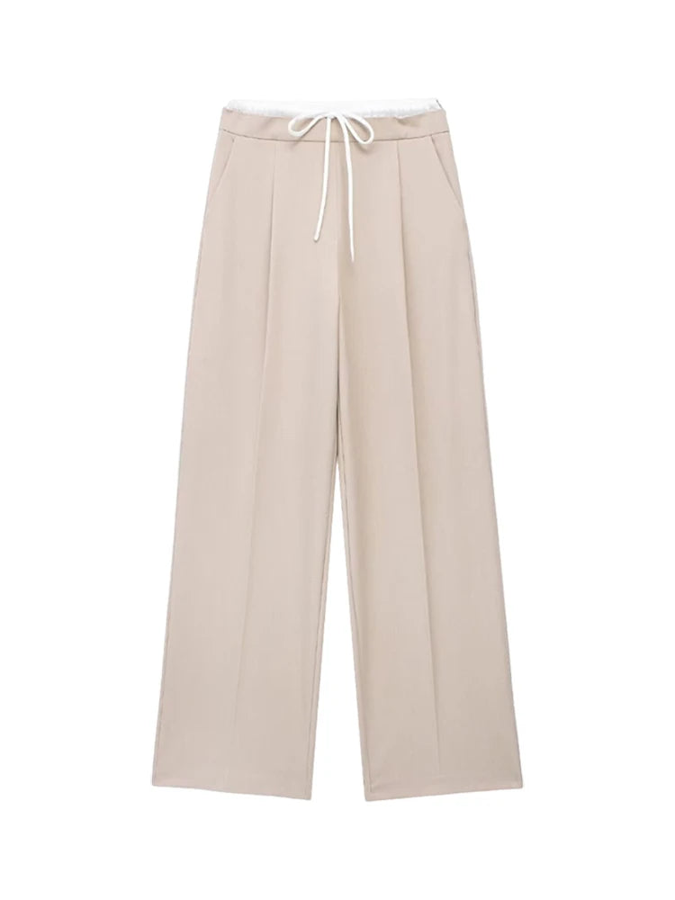 Naomi - Dubbel Getailleerde Lounge broek