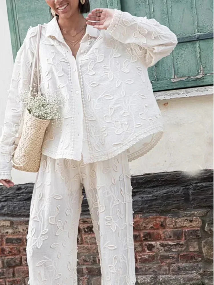 Nina – lounge zomer set van ademende stof met comfortabele fit