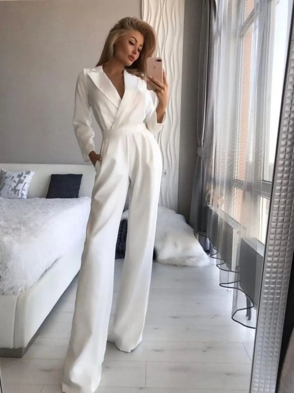 Ava – Strakke getaileerde zomer jumpsuit