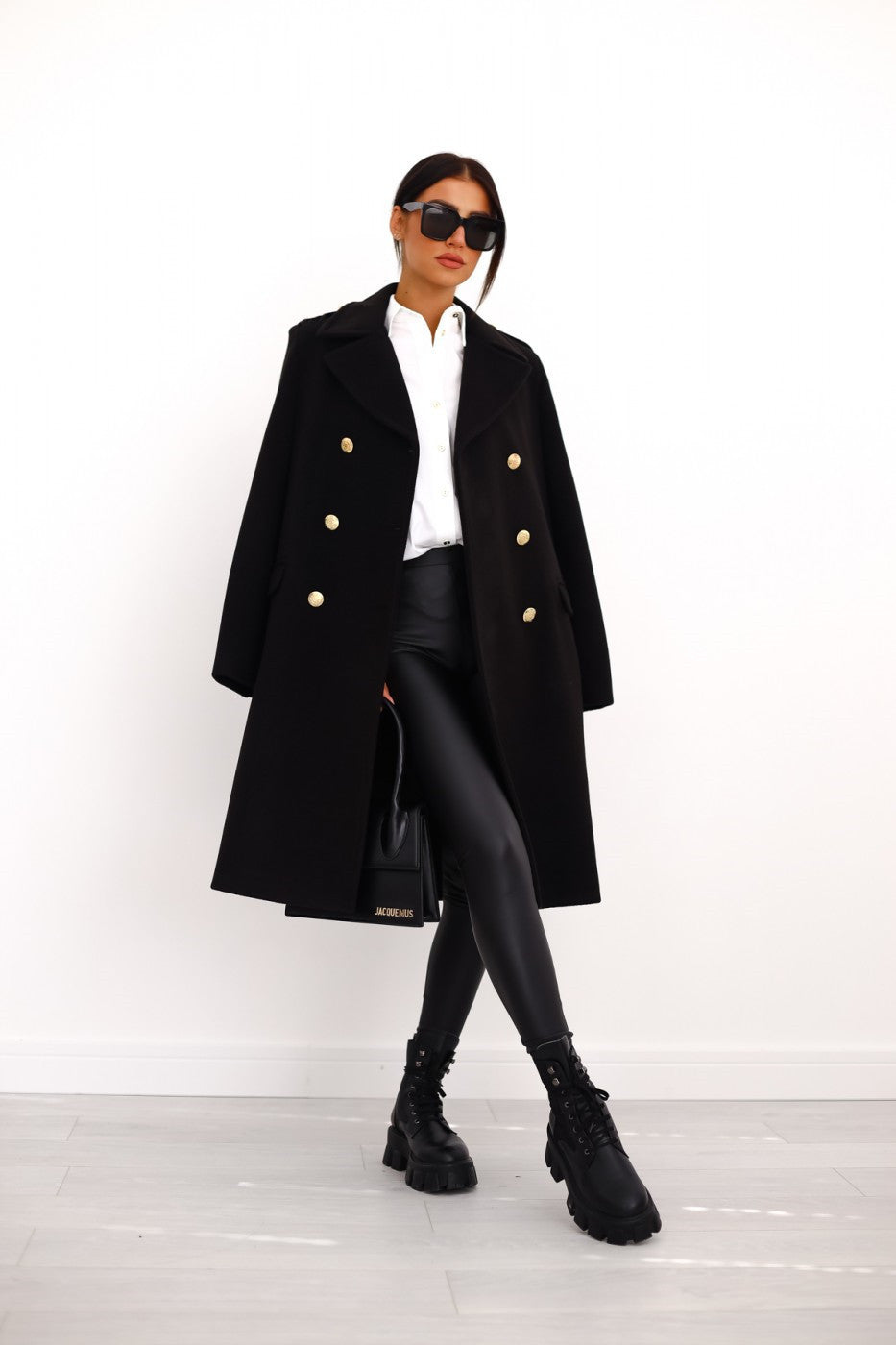 Sophia – double-breasted trenchcoat in wolmix