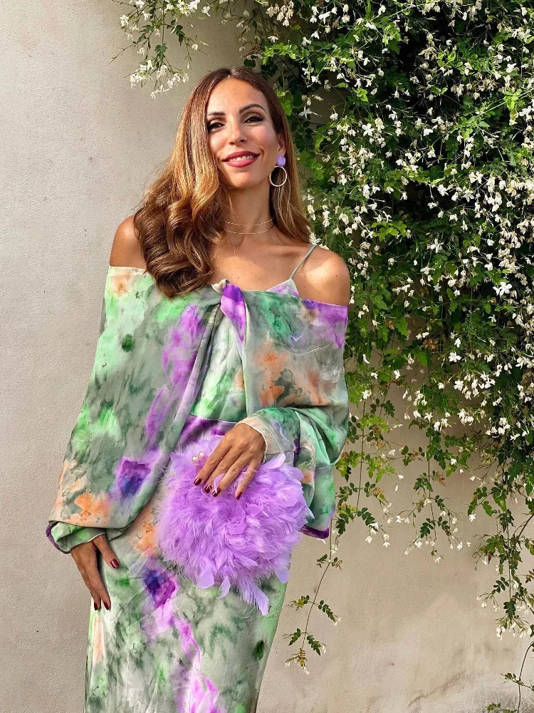 Femke - Luxe Zomer Jurk met Afneembare Mouwen