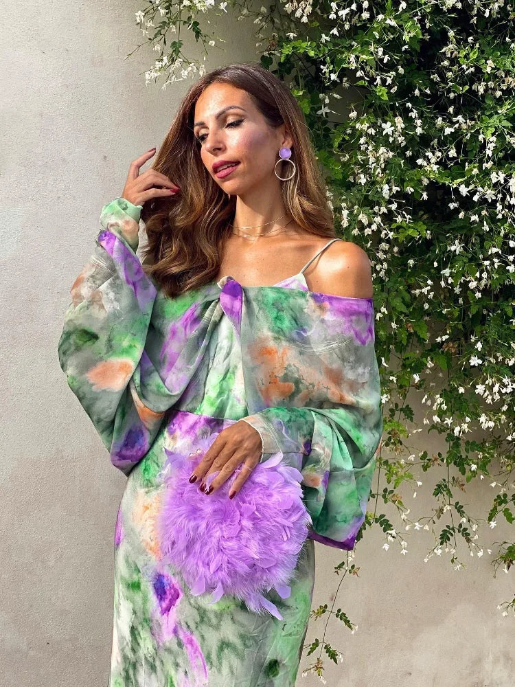 Femke - Luxe Zomer Jurk met Afneembare Mouwen