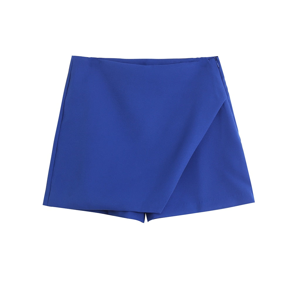 Zofie – Zomer rok met asymmetrisch design en zijrits