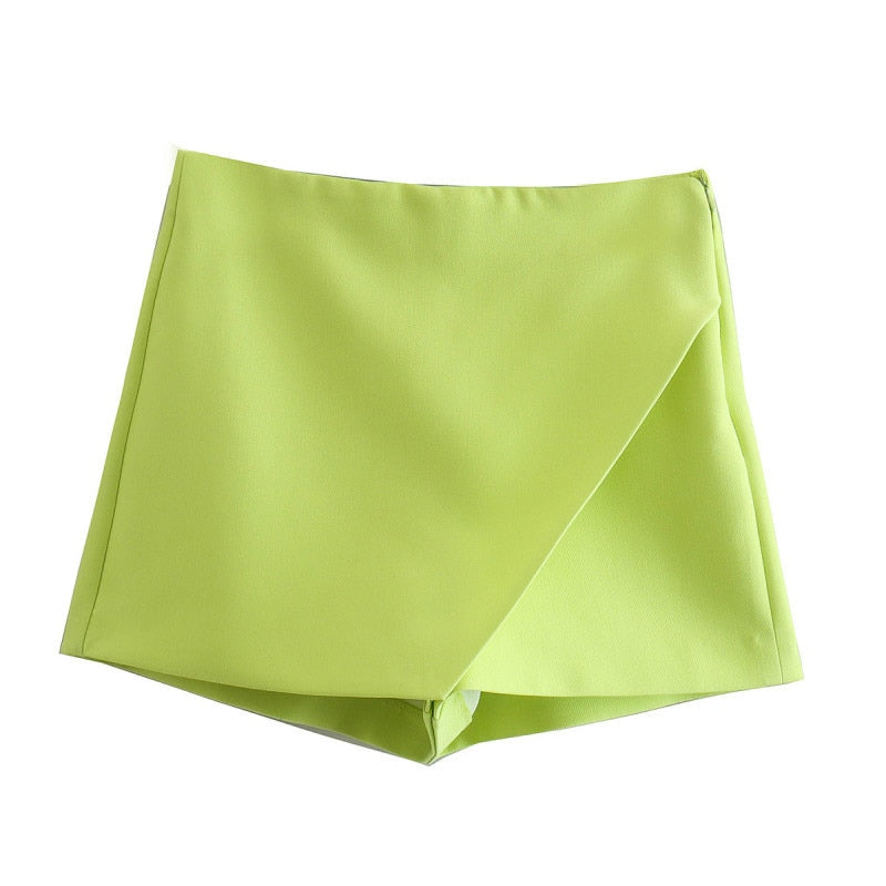 Zofie – Zomer rok met asymmetrisch design en zijrits