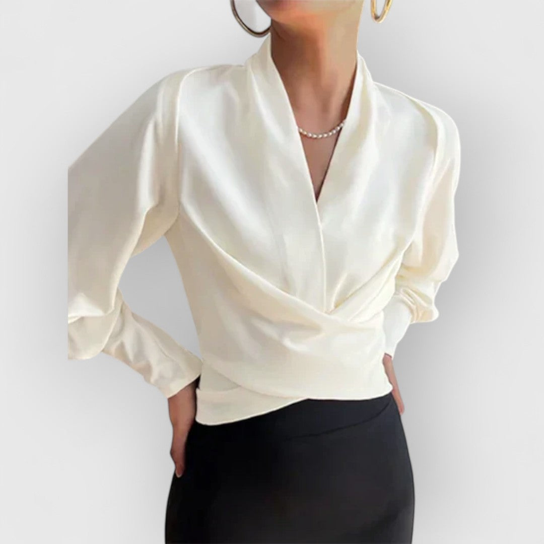 Juliet – blouse met puffmouwen