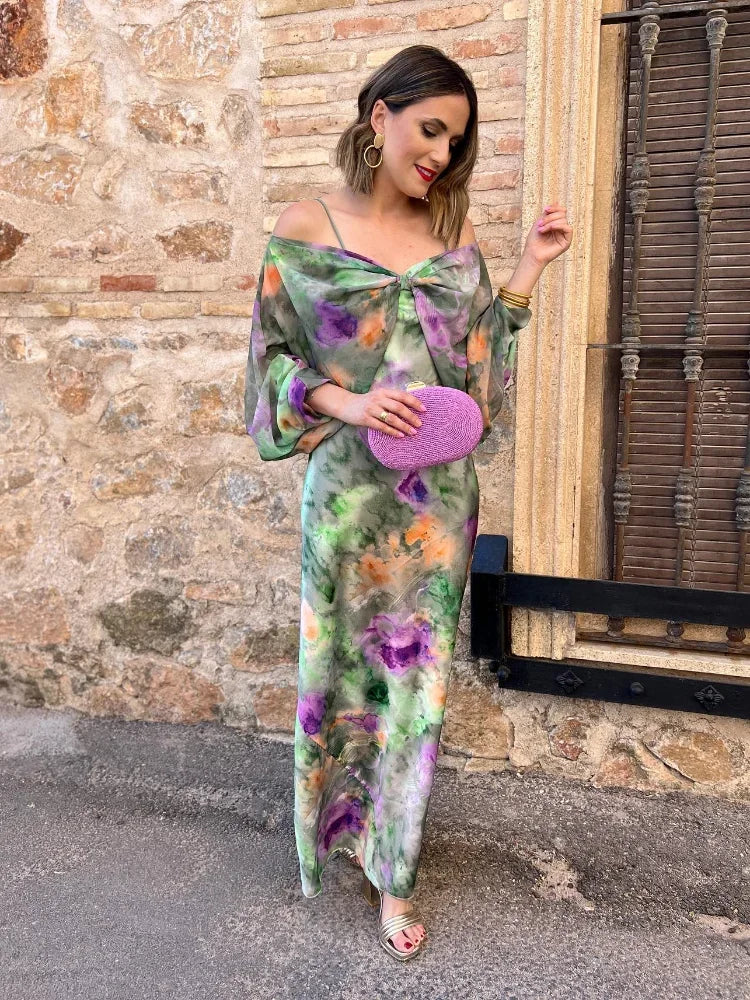 Femke - Luxe Zomer Jurk met Afneembare Mouwen