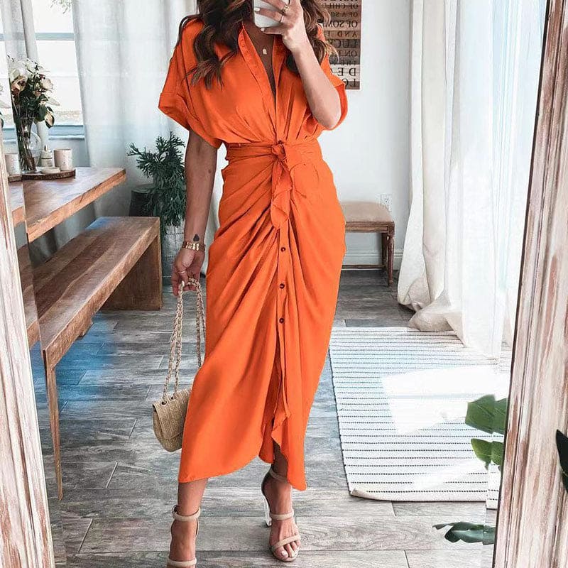 Julia – Luxe maxi jurk met verfijnde details