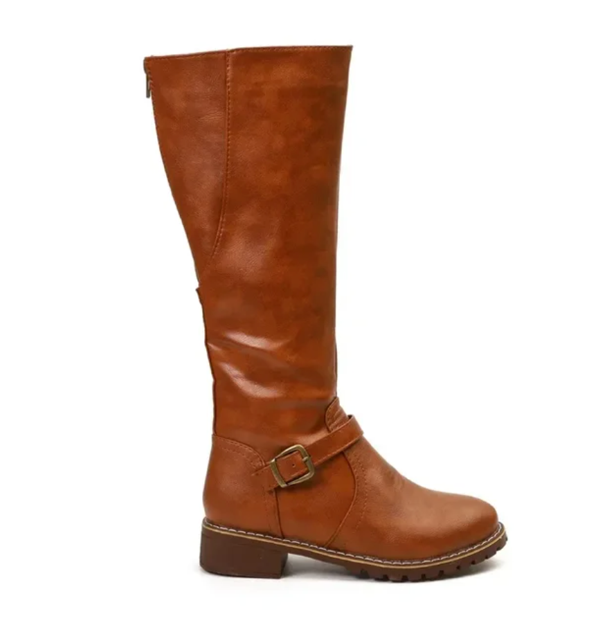 Isabel – vegan kniehoge winterlaarzen met casual pasvorm