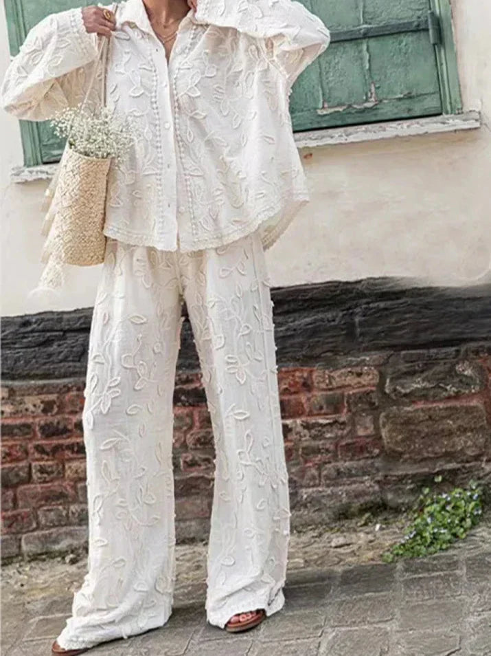 Nina – lounge zomer set van ademende stof met comfortabele fit