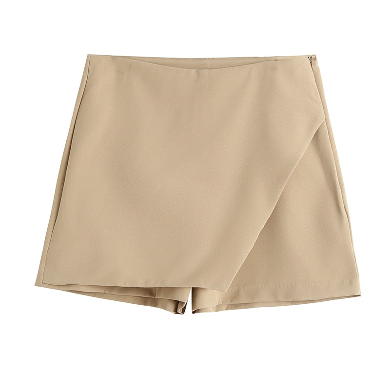Zofie – Zomer rok met asymmetrisch design en zijrits