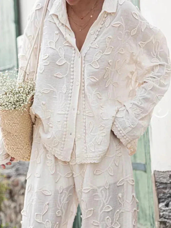 Nina – lounge zomer set van ademende stof met comfortabele fit