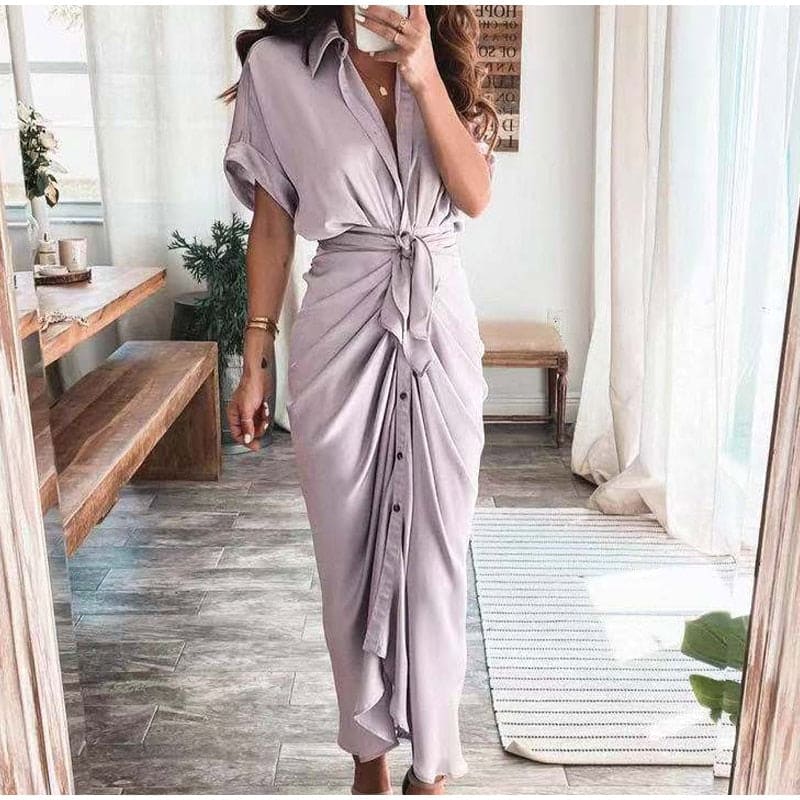 Julia – Luxe maxi jurk met verfijnde details