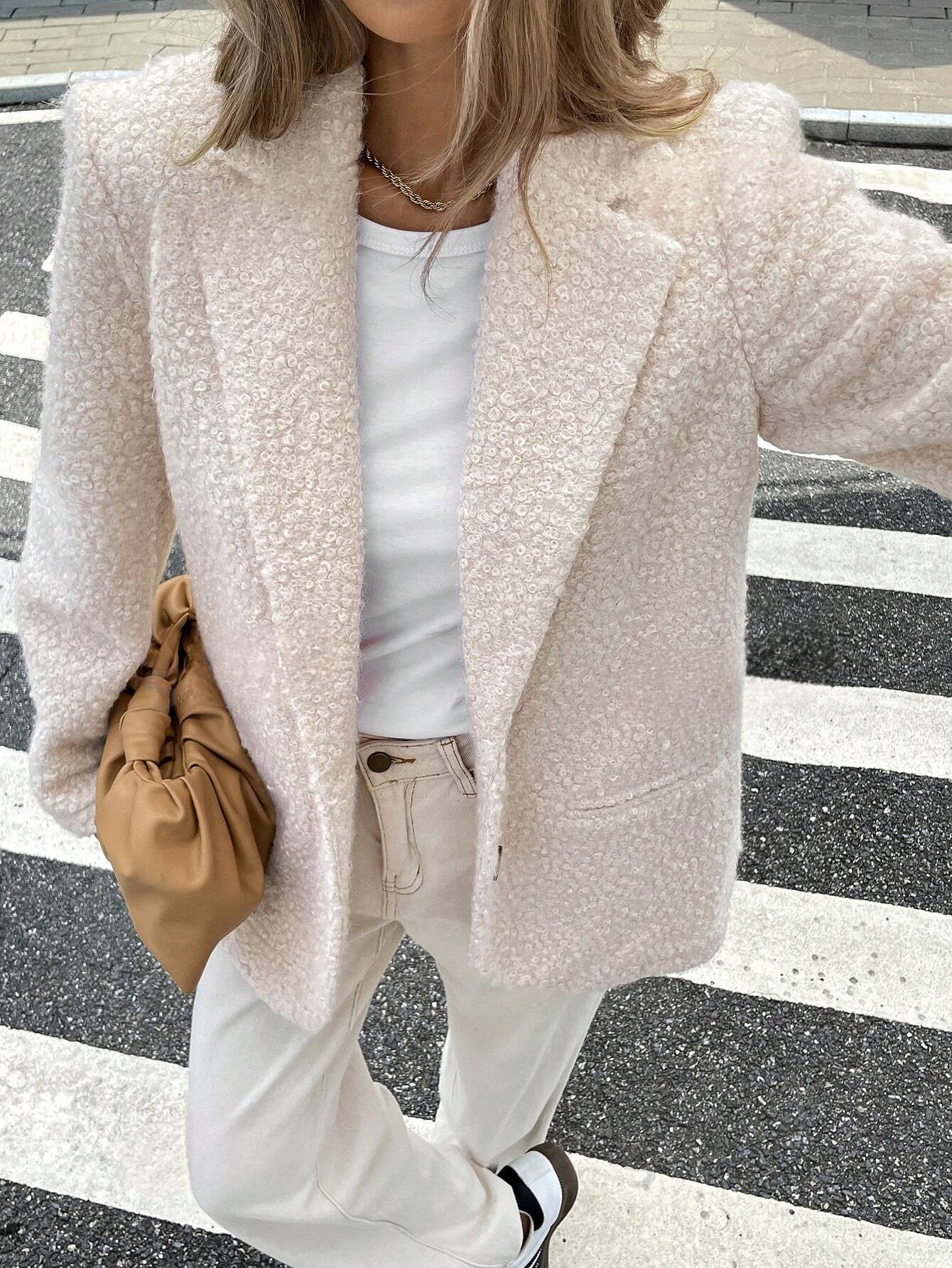 Sophie – dames blazer van geweven polyester met reverskraag