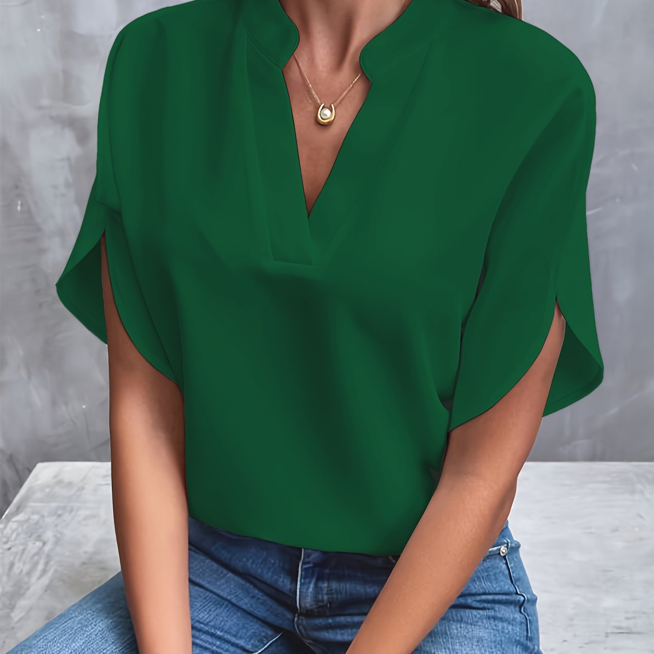 Isabella - Blouse met Frisse Lente-kleuren met flatterend Silhouet