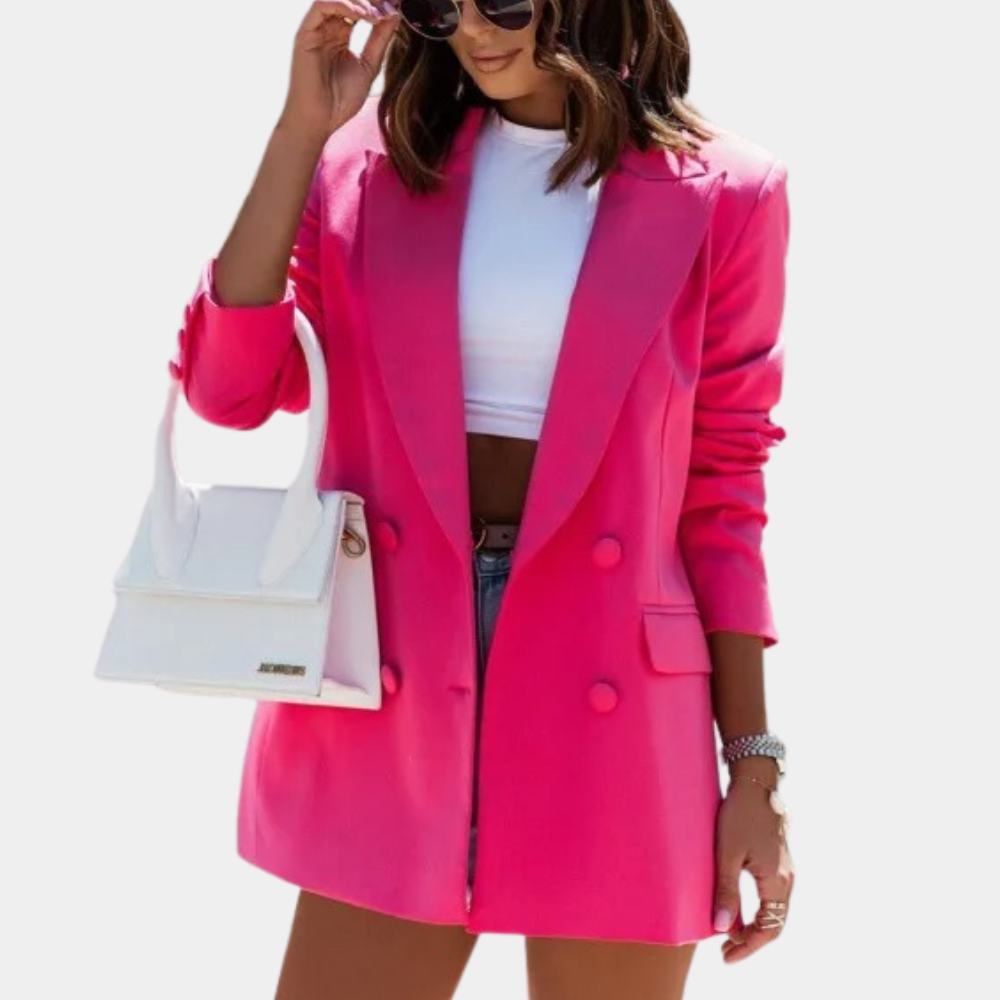 Laura – halflange getailleerde dames blazer