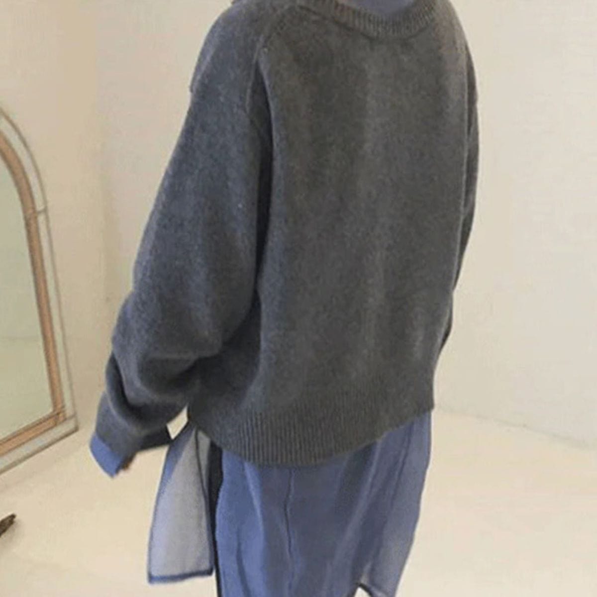 Fabienne – dames cardigan vest in kasjmier met knoopdetails