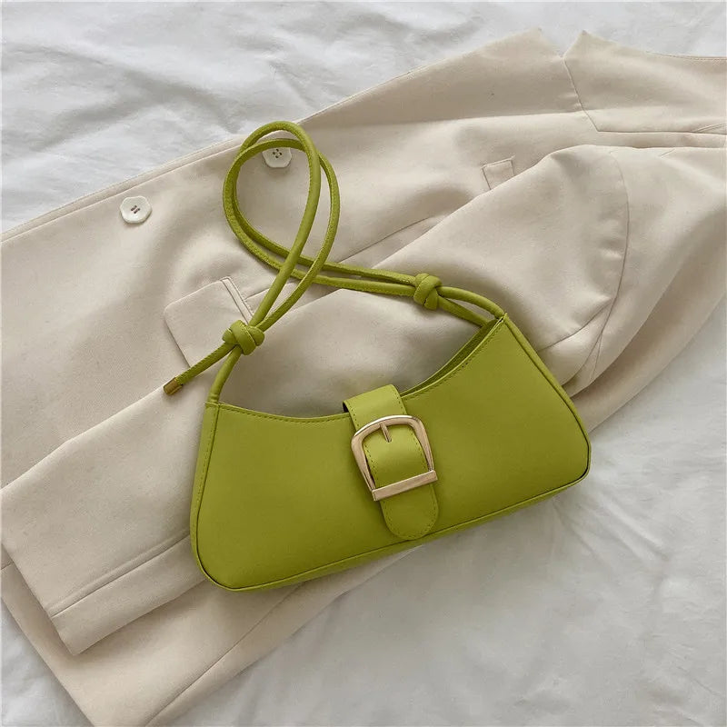 Lina – compacte schoudertas van pu leer met minimalistisch design