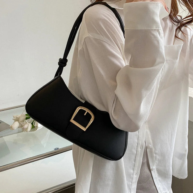 Lina – compacte schoudertas van pu leer met minimalistisch design
