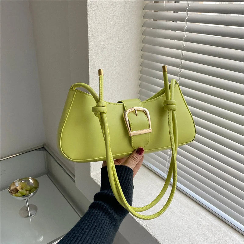 Lina – compacte schoudertas van pu leer met minimalistisch design
