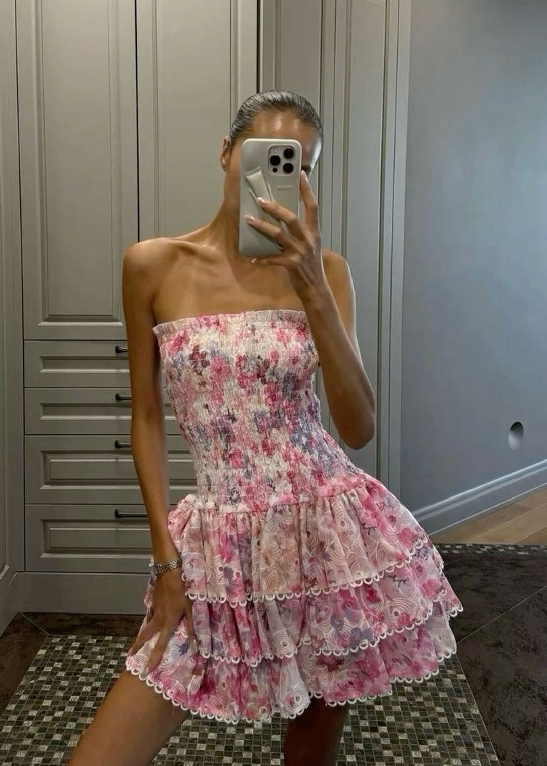 Mila – Luchtige bloemenprint zomer jurk