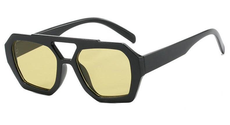Nina – Oversized zonnebril met vierkant frame en UV-filter