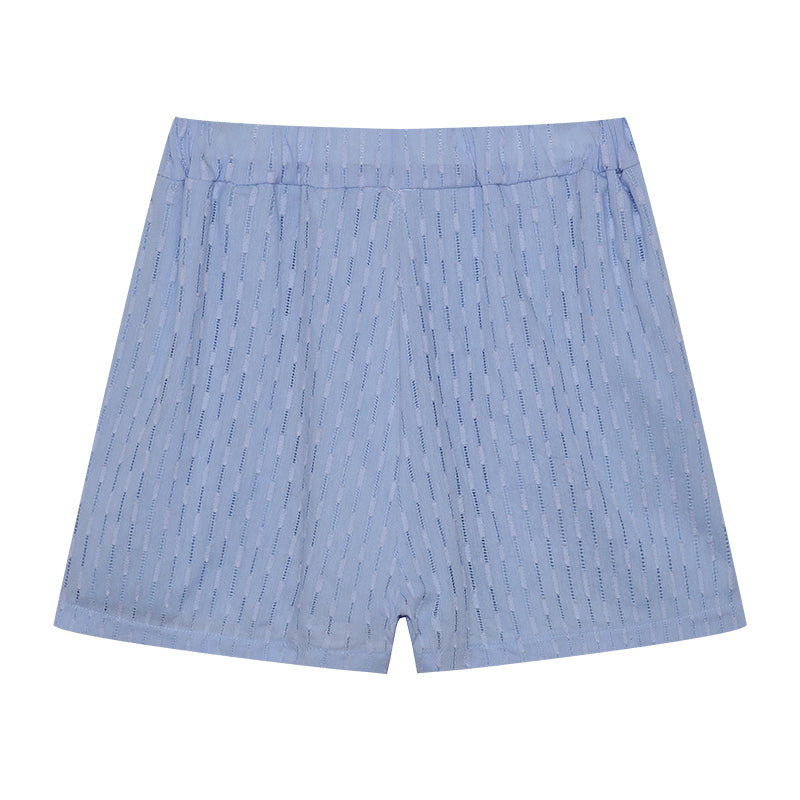 Isla – Katoenen Zomer Set Met Button-up Shirt & Relaxed Shorts