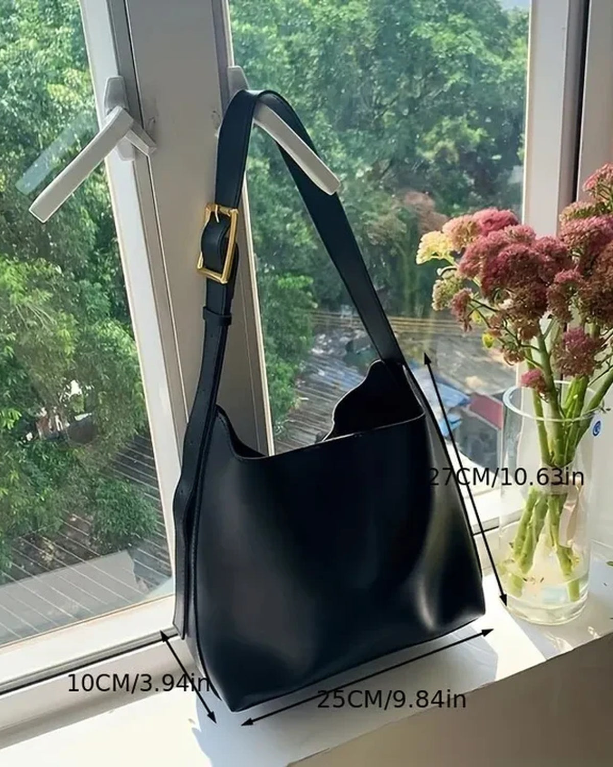 Nova – PU Leren Schouder Tas Met Verstelbare Band