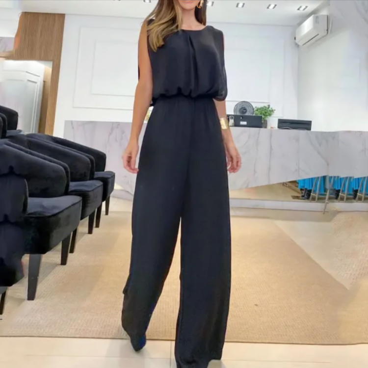 Sophia – backless jumpsuit met diepe V-hals