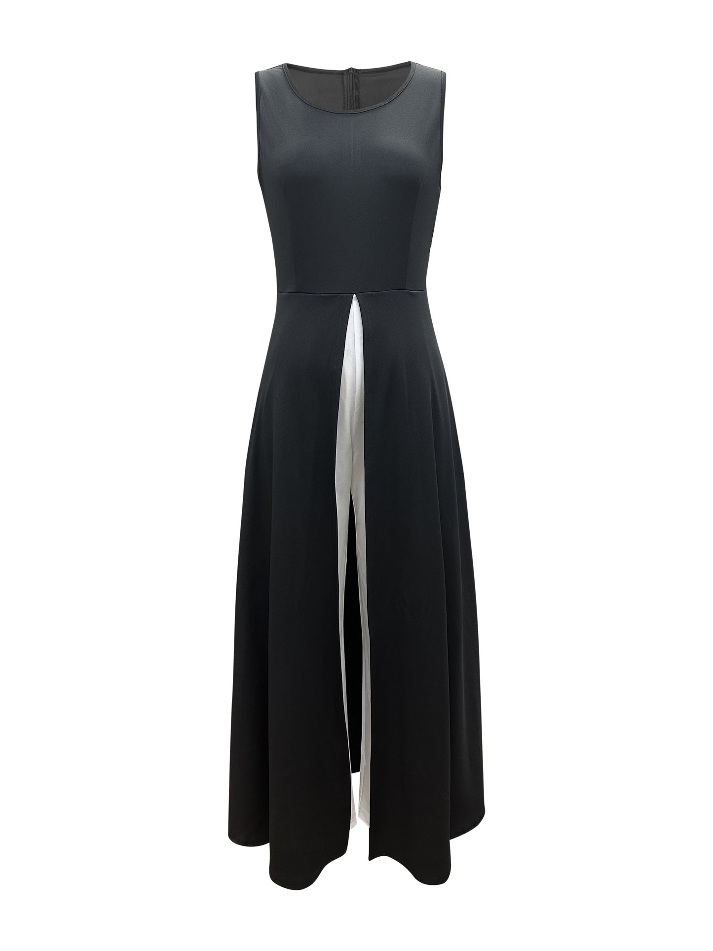 Seraphina – Zomer jumpsuit met wijde pijpen en ronde hals