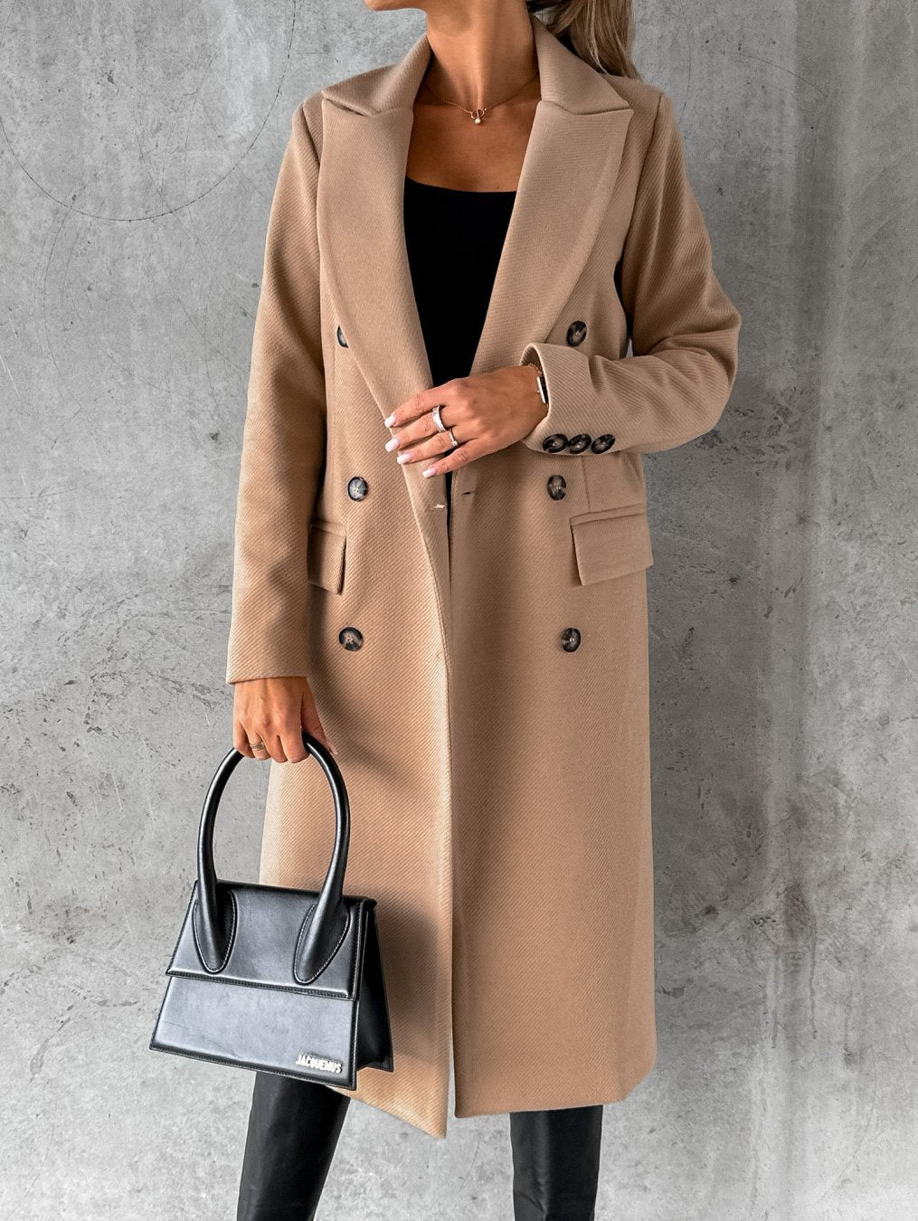 martina – lange trenchcoat met ceintuur en voering