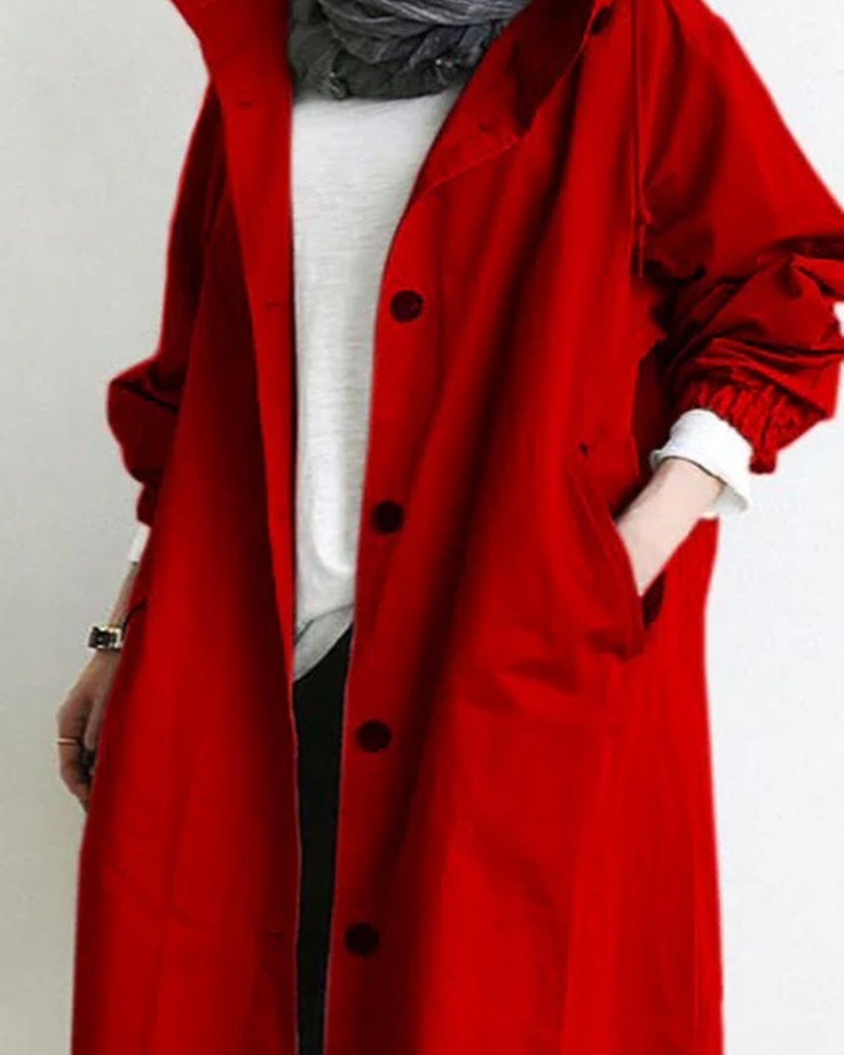 Noémie – Waterdichte Dames Regenjas Met Capuchon