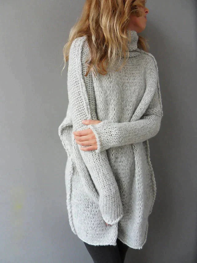 Mireille – oversized gebreide trui met verlaagde schouders