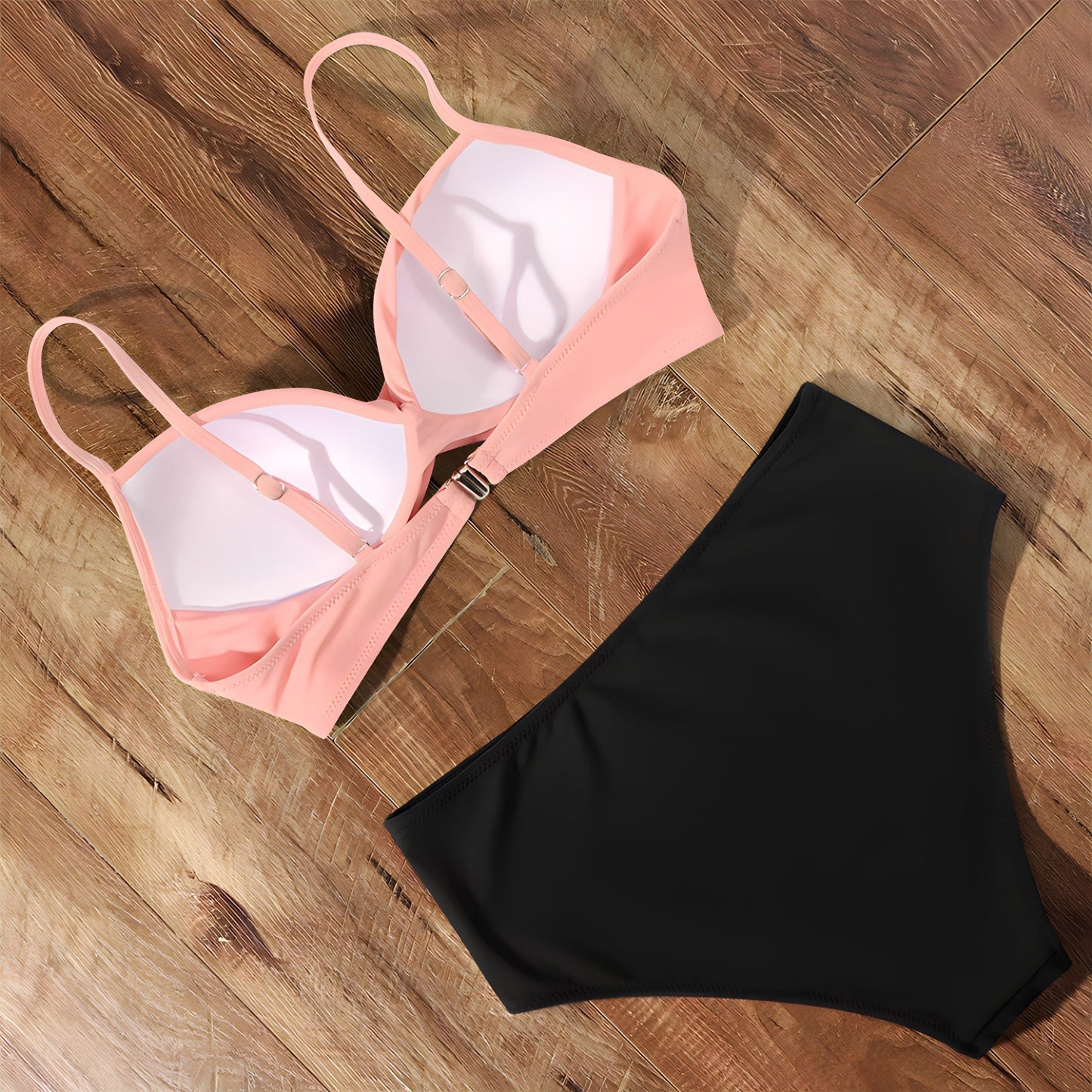 Luna – bandeau bikini met speelse ruffle details