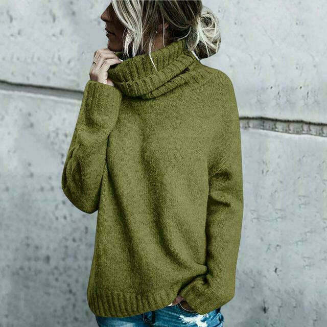 Rachel – oversized coltrui met zachte knit en lange mouwen