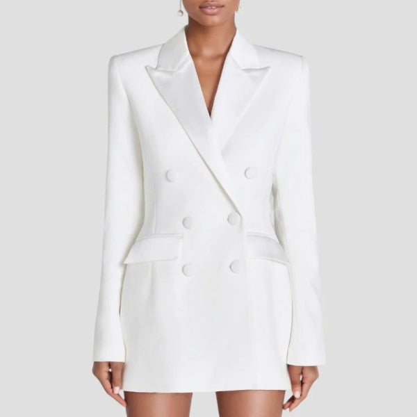 Fabienne – Blazer Mini Jurk Voor Dames Met Double-Breasted Ontwerp