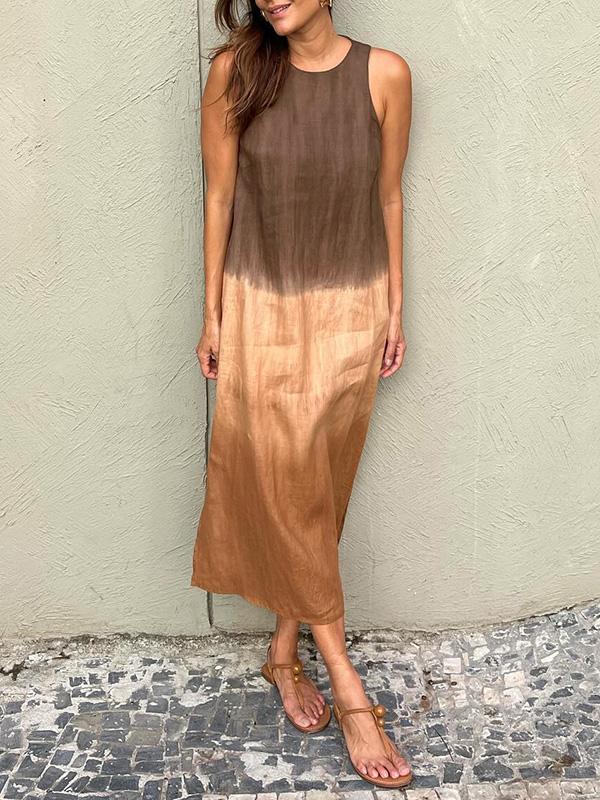 Mira – zomerjurk van viscose met zachte plooien en subtiele V-hals
