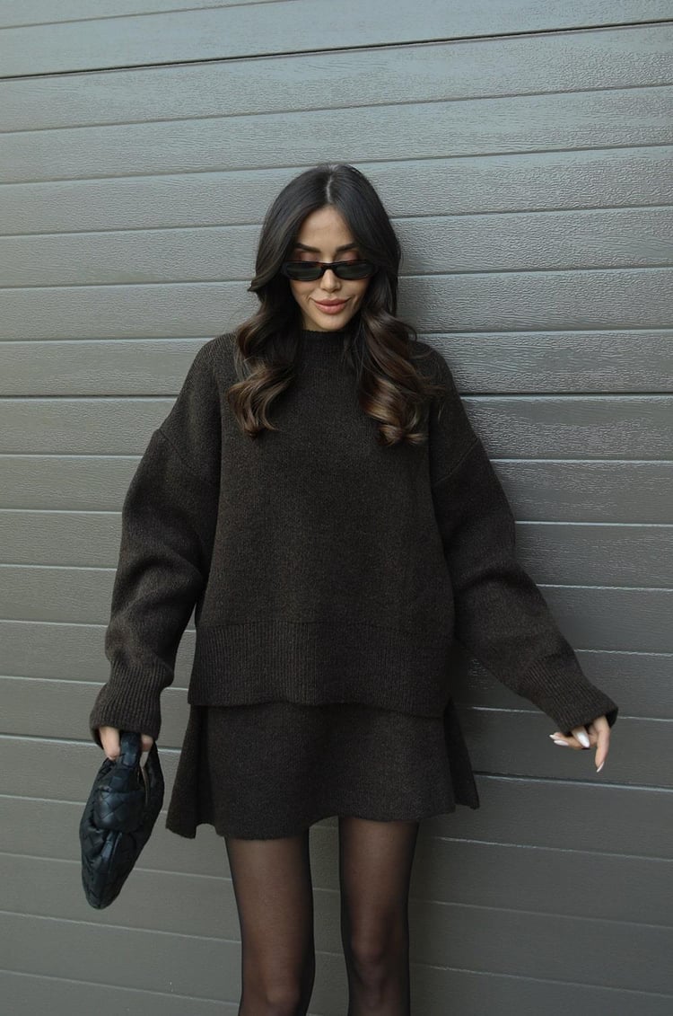 Violet - Classy Knit Set