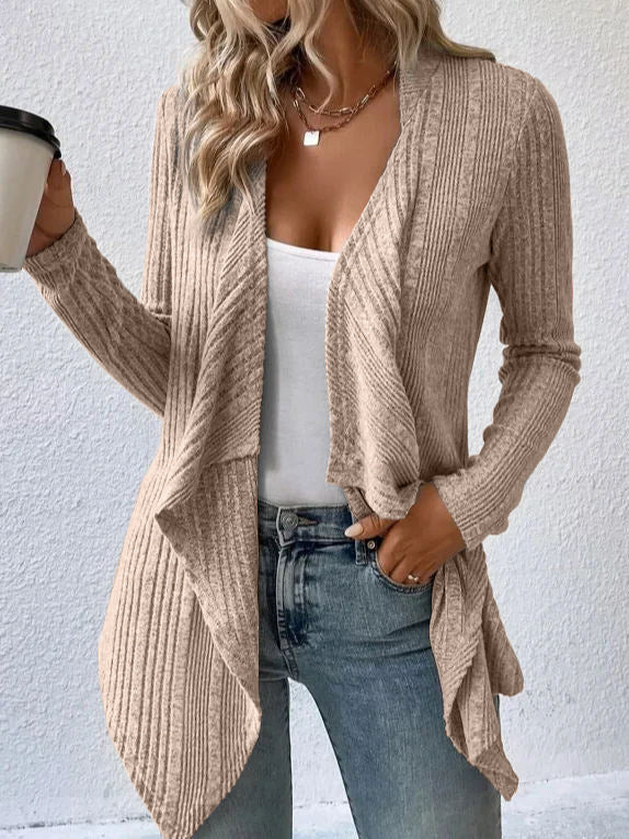 Lotte – losvallend gebreide cardigan vest