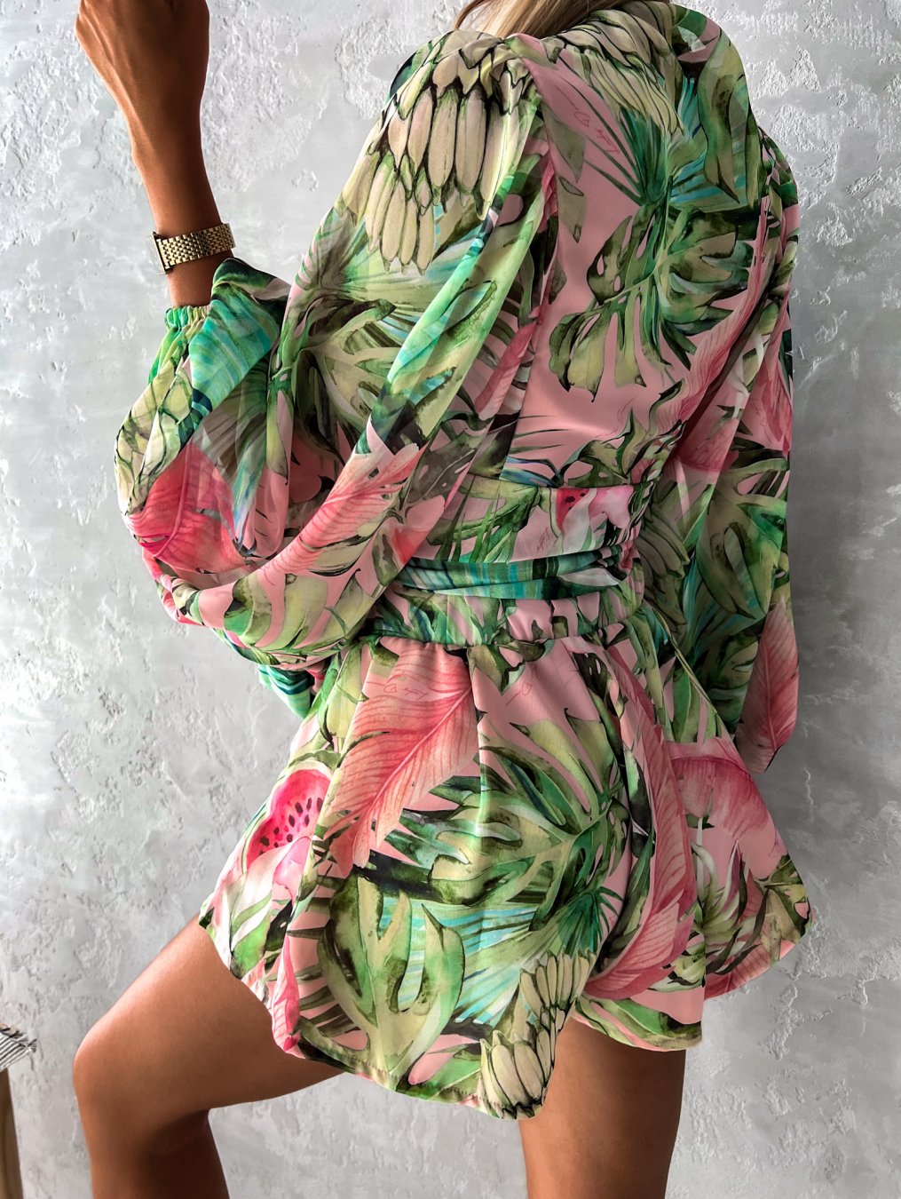 Luna – Zachte Co-Ord Set met V-hals top en high-waisted broek